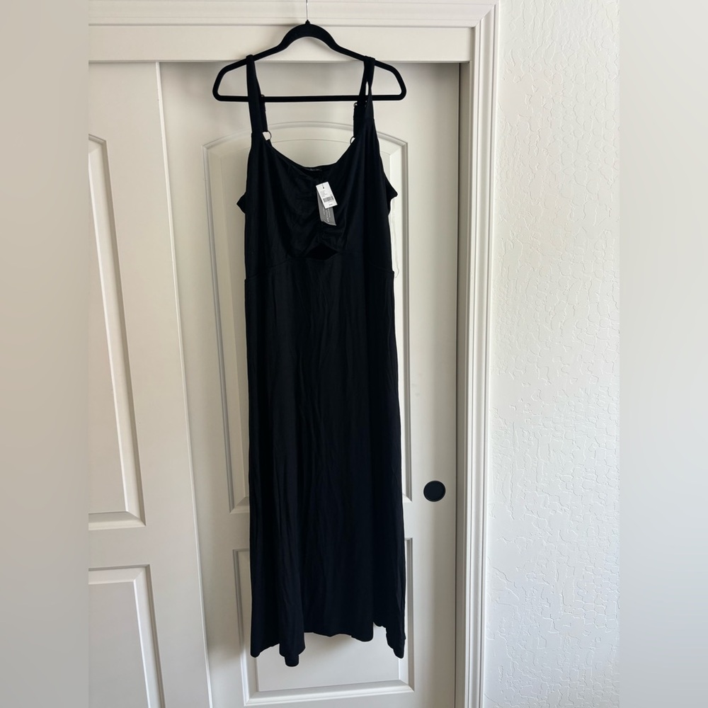 Lane Bryant Classic Black Maxi Dress